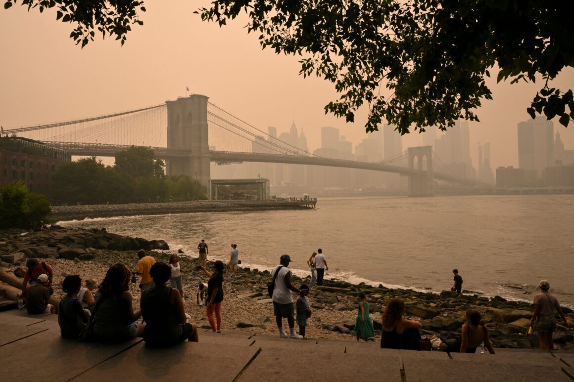 What Cities From Chicago to Washington, DC, Look Like Under a Blanket of Wildfire Smoke